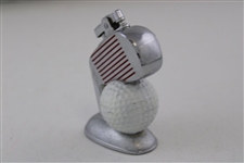 Classic Silver Colored Golf Iron Head with Golf Ball Themed Lighter
