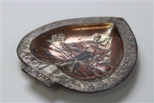 Vintage Golfer with Caddy Spade Designed Ash Tray - Made in Japan