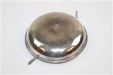 Sterling Silver Classic Circular Ash-Tray with Golf Club