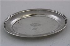 1933 NDWGP Third Flight Consolation Runner-Up Sterling Silver Trophy Bowl/Plate