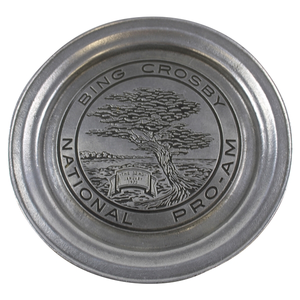 1973 Bing Crosby National Pro-Am The 32nd Pewter Plate