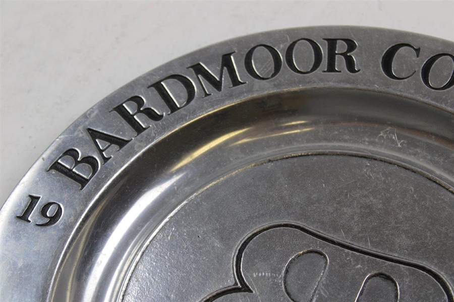 1982 Bardmoor Country Club Bardes Memorial Pewter Plate