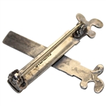 Golf Bag And Clubs Sterling Silver Pin