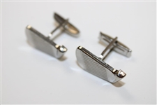 Pair of Golf Iron Clubhead Themed Action Line Cuff Links