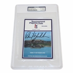Phil Mickelson Signed TPC Stadium Course Scorecard PSA/DNA #83957796
