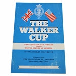 1975 Walker Cup at The Old Course St. Andrews Official Program