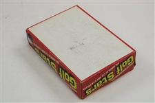 1981 Donruss Golf Stars Bubble Gum Card Box with 36 Unopened Packs