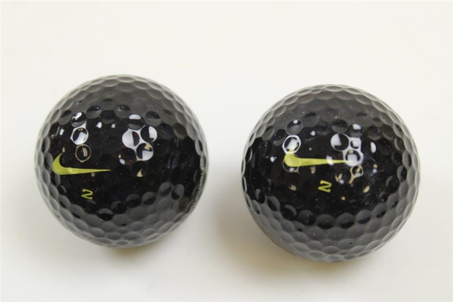 Four (4) Sleeves of Nike TW Tiger Woods OneBlack 'The One' Golf Balls