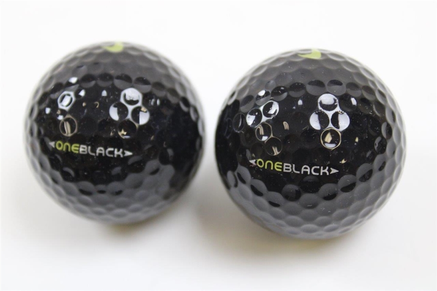 Four (4) Sleeves of Nike TW Tiger Woods OneBlack 'The One' Golf Balls