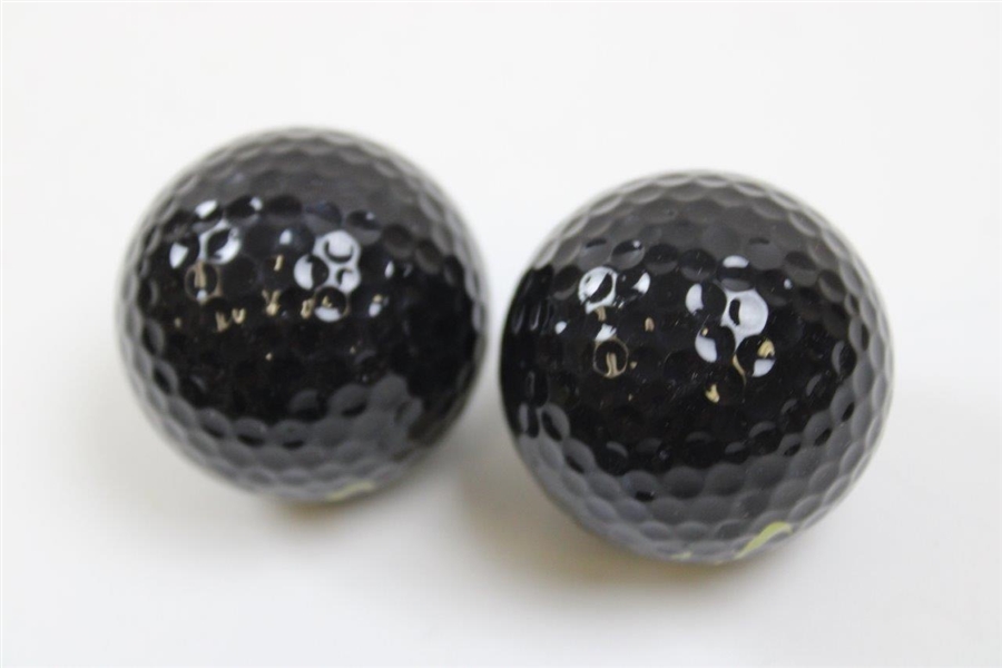 Four (4) Sleeves of Nike TW Tiger Woods OneBlack 'The One' Golf Balls