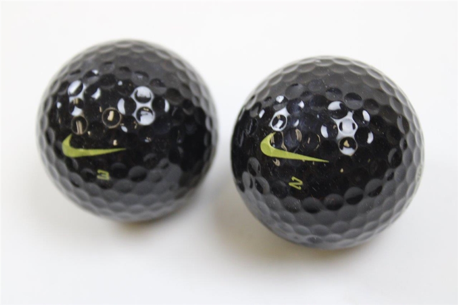 Two (2) Sleeves of Nike TW Tiger Woods OneBlack 'The One' Golf Balls