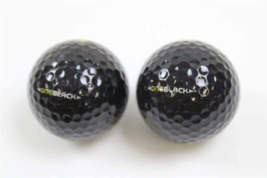 Two (2) Sleeves of Nike TW Tiger Woods OneBlack 'The One' Golf Balls