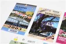 2003, 2004, 2006, 2009 & 2012 Masters Tournament Tickets