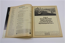 Arnold Palmer Signed 1965 Golf Magazine - October JSA ALOA