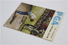Arnold Palmer Signed 1968 PGA of the Carolinas Yearbook JSA ALOA