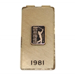 Bobby Clampett's Personal 1981 PGA Tour Member Money Clip/Badge