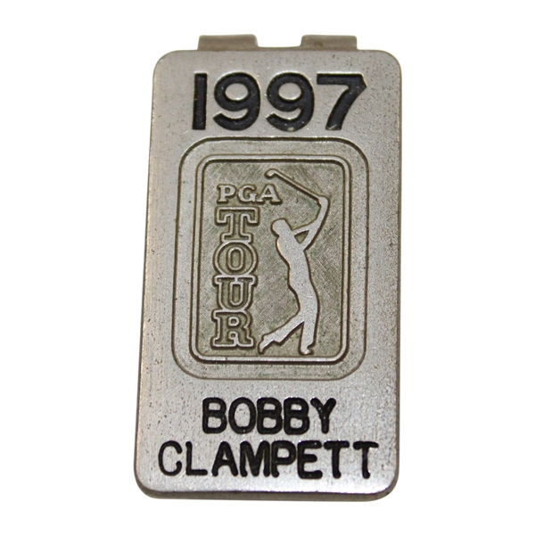 Bobby Clampett's Personal 1997 PGA Tour Member Money Clip/Badge