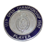 Bobby Clampetts 1982 OPEN Championship at Royal Troon Contestant Badge