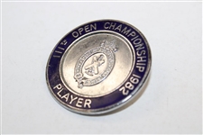 Bobby Clampett's 1982 OPEN Championship at Royal Troon Contestant Badge