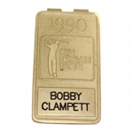 Bobby Clampett's Personal 1990 Ben Hogan Tour Money Clip/Badge