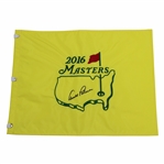 Arnold Palmer Signed 2016 Masters Embroidered Flag - Bobby Clampett Collection JSA ALOA