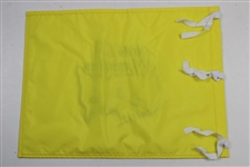 Arnold Palmer Signed 2016 Masters Embroidered Flag - Bobby Clampett Collection JSA ALOA