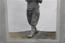 1922 Edward 'Ted' Ray Post-Swing 'The Sport General Press Agency Ltd' Original Photo Framed