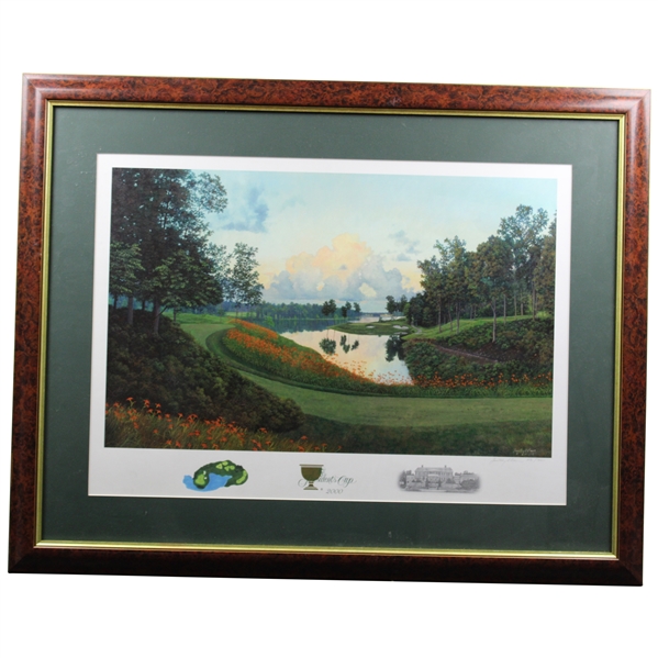 2000 The Presidents Cup Ltd Ed Print by Artist Barr #118/950 - Framed