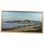 The Old Course St. Andrews Panoramic Print by Willington - Framed