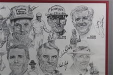 Multi-Signed PGA Senior Tour Stars Print - Palmer Player ++ JSA ALOA