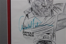 Multi-Signed PGA Senior Tour Stars Print - Palmer Player ++ JSA ALOA