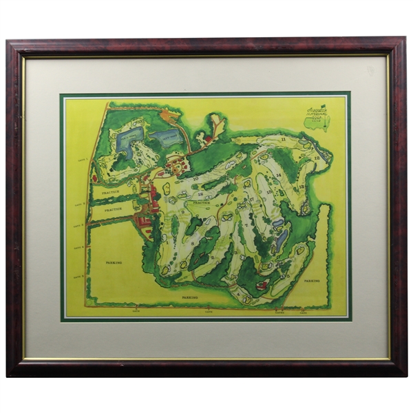 Augusta National Golf Club Aerial Photo - Framed