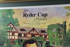 1995 Ryder Cup at Oak Hill Country Club Team USA Print - Framed
