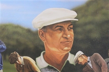 Ben Hogan '1953' Ltd Ed Print by Artist Zuniga #1759/1953 - Framed