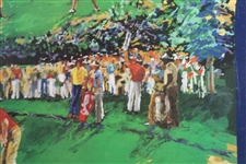 PGA of America 75 Years of Excellence Collage by Joni Carter Print - Framed