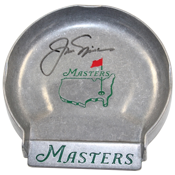 Jack Nicklaus Signed Undated Masters Tournament Pewter Putting Cup JSA ALOA