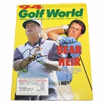 Jack Nicklaus & Phil Mickelson Time Period Signed 1994 Golf World Magazine JSA ALOA