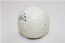 Jack Nicklaus Signed Classic MaxFli 3 Logo Ball JSA ALOA