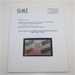 Fleck, Thomson, Ford & Middlecoff Signed Golf Gloves Display -1955 Major Champs - Framed JSA ALOA