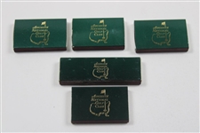 Five (5) Augusta National Golf Club Matchbooks - Unused