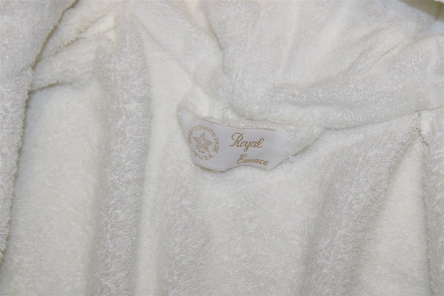 Augusta National Golf Club Royal Essence White Robe with Logo