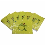 Seven (7) Masters Tournament Embroidered Flags - 2009-2015 - Unopened