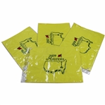 Four (4) Masters Tournament Embroidered Flags - 2016-2019 - Unopened