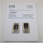 Bobby Clampett's Personal 2003 & 2004 PGA Tour Member Money Clip/Badges