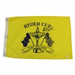 Phil Mickelson Signed Ryder Cup at The Belfry Yellow Screen Flag JSA ALOA