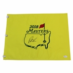 Patrick Reed Signed 2018 Masters Tournament Embroidered Flag JSA #V87392