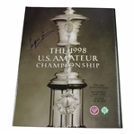Sergio Garcia Signed 1998 U.S. Amateur Championship at Oak Hill CC Program JSA ALOA