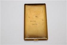 Vintage Pre-Swing Golfer with Caddy Elgin Cigarette Case