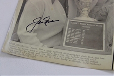 Jack Nicklaus Signed 1972 Doral Eastern Open Championship Photo JSA ALOA