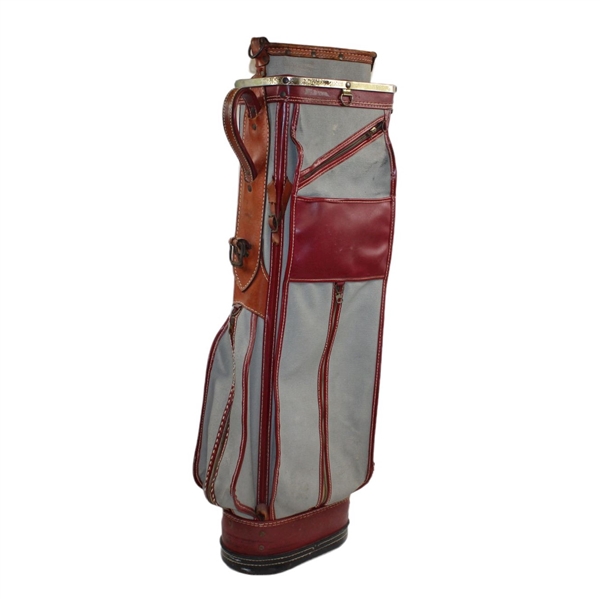 Classic Vinyl & Canvas Golf Bag